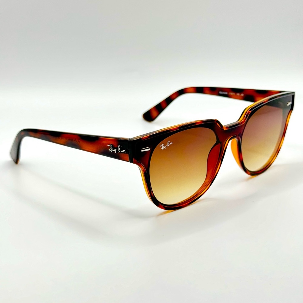 Ray Ban Blaze Meteor Sunglasses RB4368NF Tortoise Frame Brown Gradient lenses - Picture 7 of 12